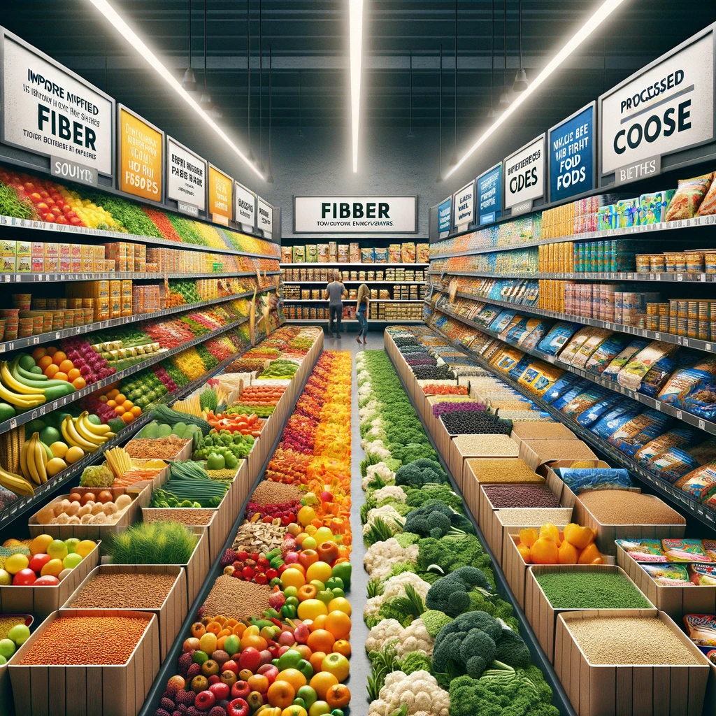 Choosing Fiber-Rich Foods Over Processed Foods